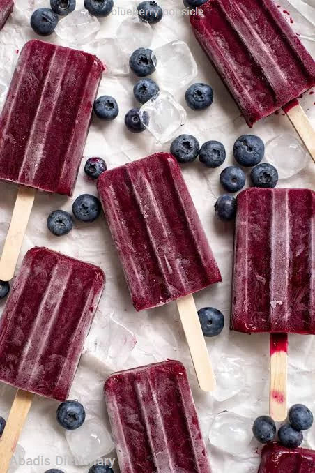 blueberry popsicle